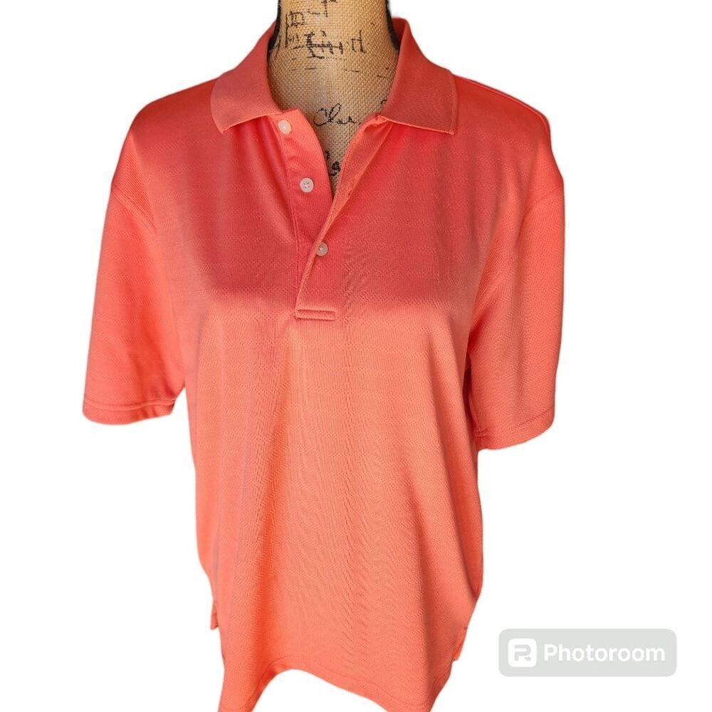 Top Flite Golf Athletic Polo Mens SZ Medium Athleisure Sporty Exercise Dri-Fit